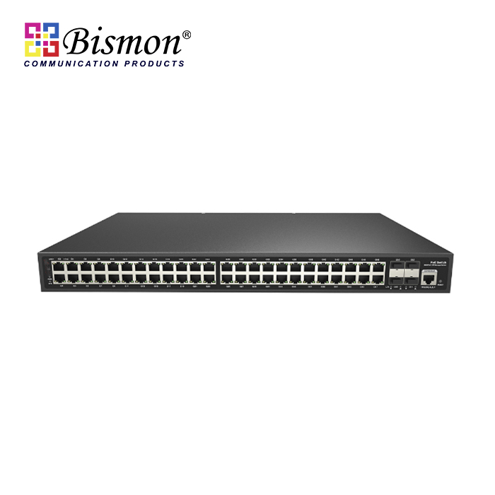 48Port-PoE-10-100-1000M-4SFP-Managed-L2-Switch